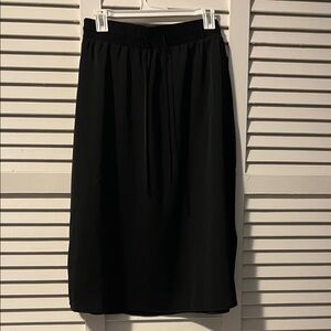 Beautiful smooth black skirt